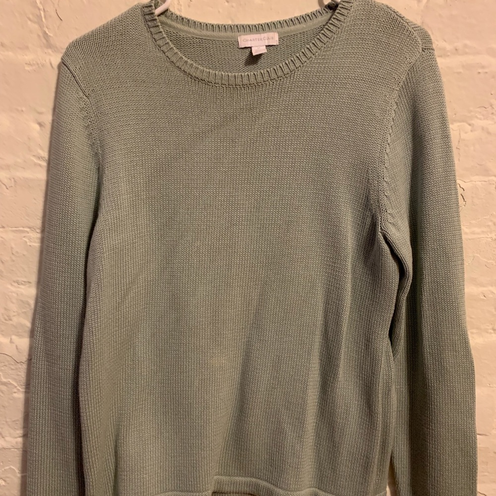 Charter Club Light Blue Knit Sweater